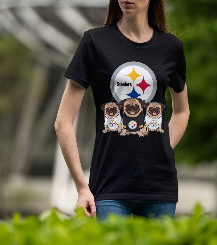 Steelers Pug T-Shirt