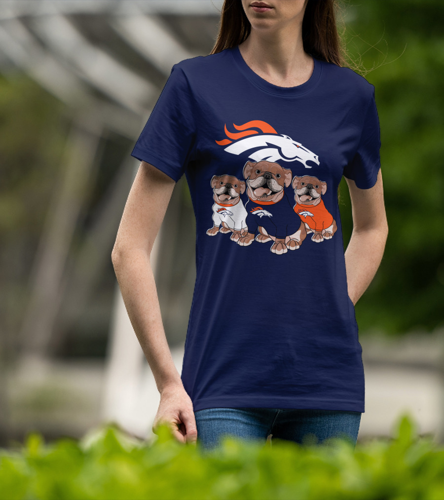 Denver Broncos Bulldog Trio T-Shirt