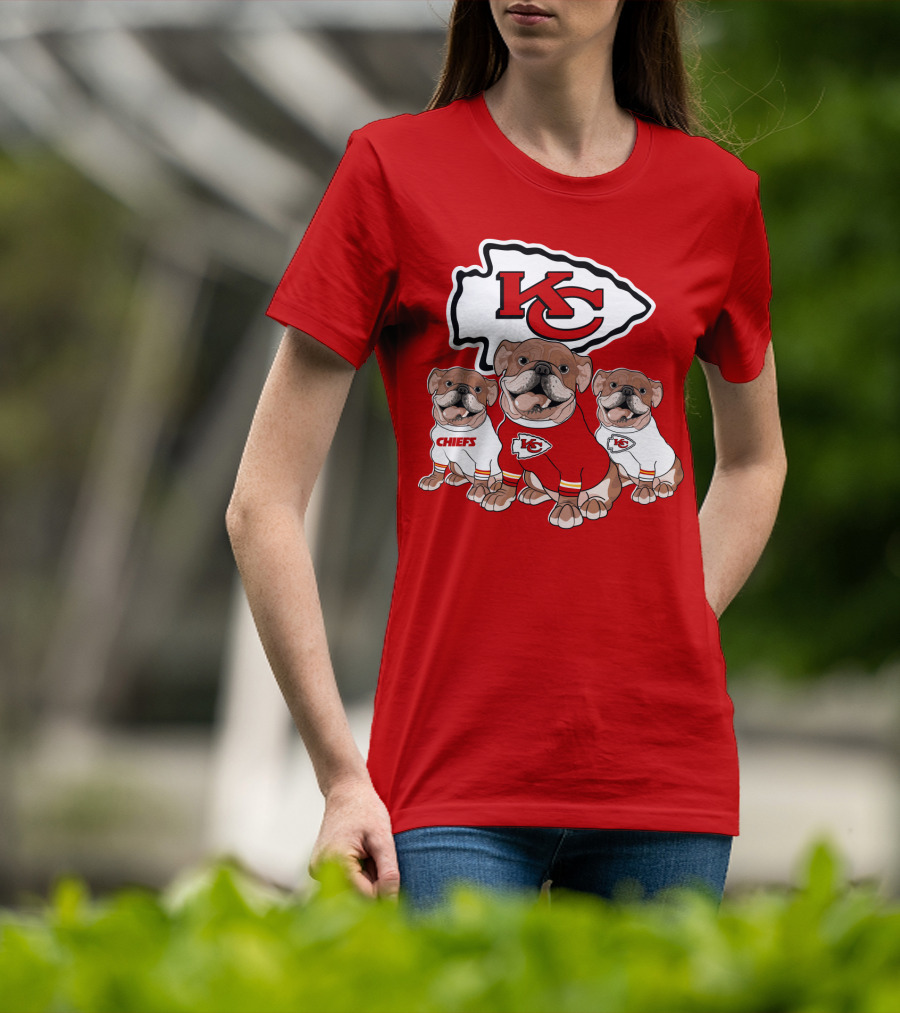 Kansas City Chiefs Bulldog T-Shirt