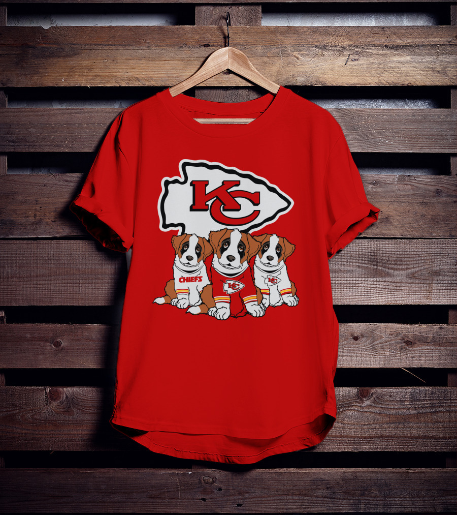 Kansas City Chiefs Kc Saint Bernard T-Shirt