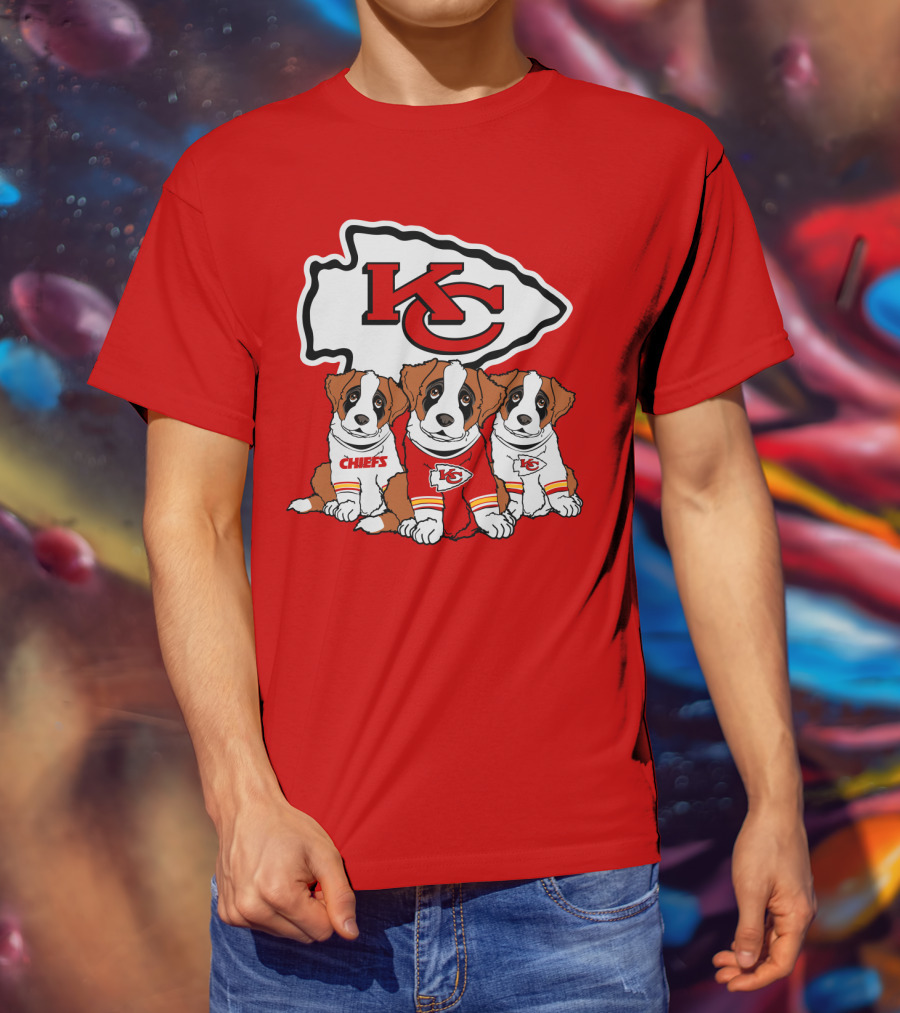 Kansas City Chiefs Kc Saint Bernard T-Shirt