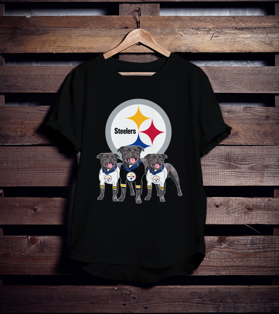 Steelers Pitbull Trio T-Shirt