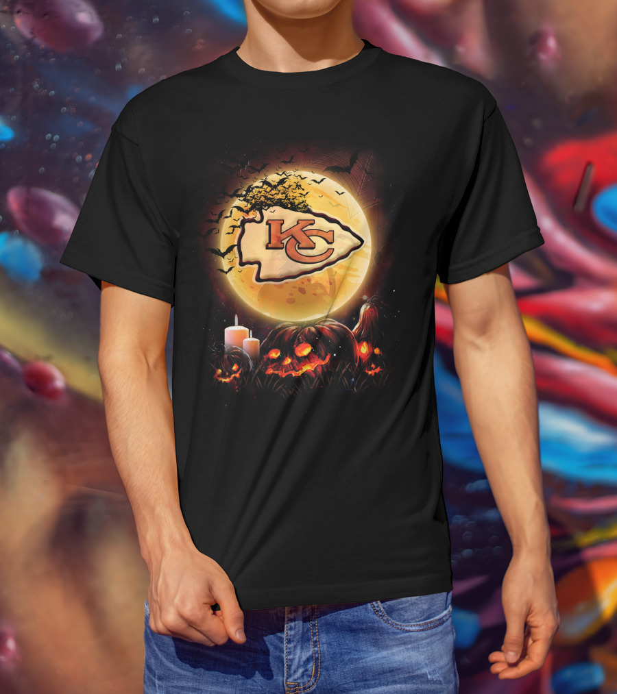 Kansas City Chiefs Halloween T-Shirt