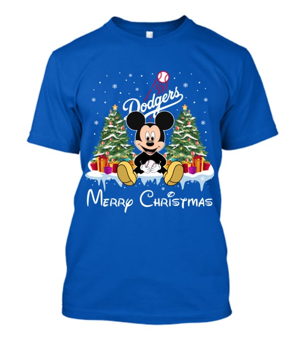 Dodgers Merry Christmas T-Shirt