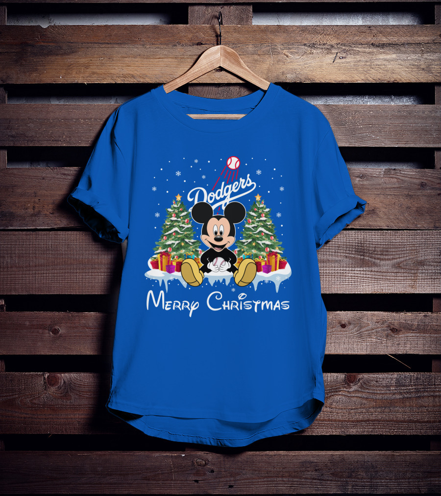 Dodgers Merry Christmas T-Shirt
