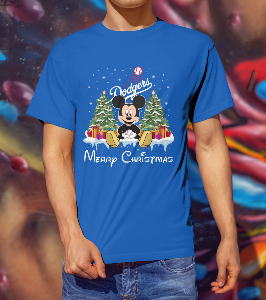 Dodgers Merry Christmas T-Shirt