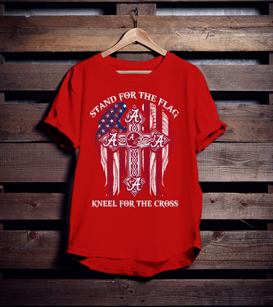 Stand For The Flag Kneel For The Cross Alabama A T-Shirt