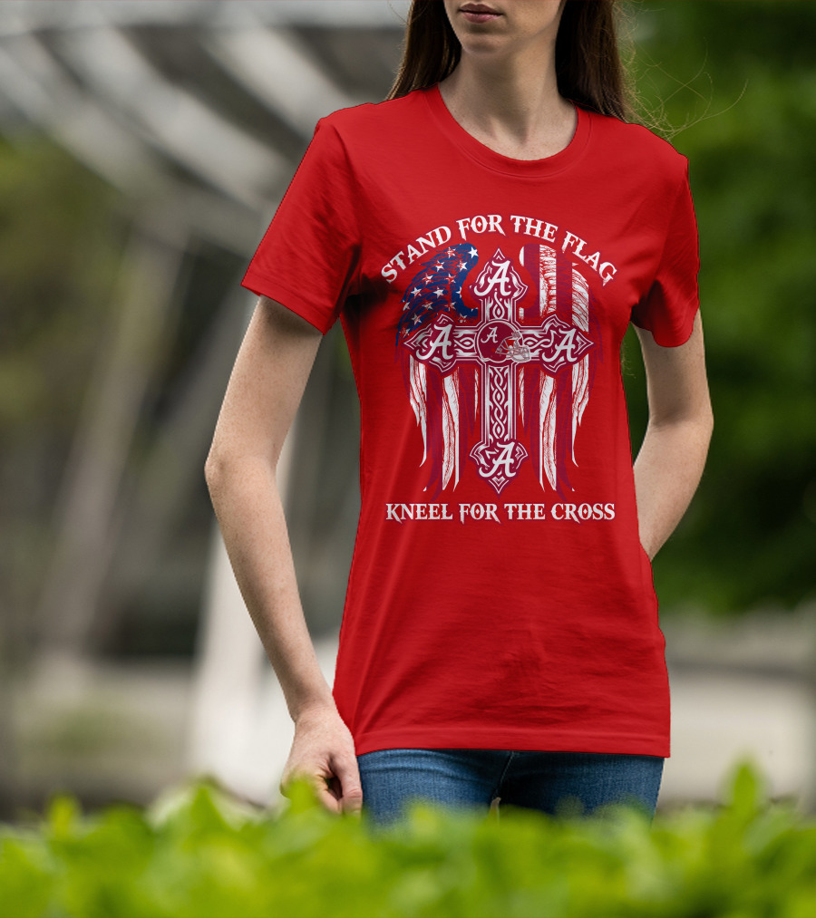 Stand For The Flag Kneel For The Cross Alabama A T-Shirt