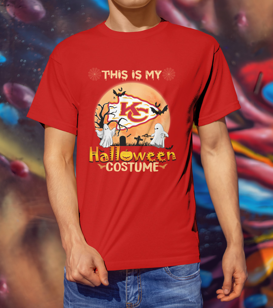 This Is My Kansas City Chiefs Halloween Costume T-Shirt