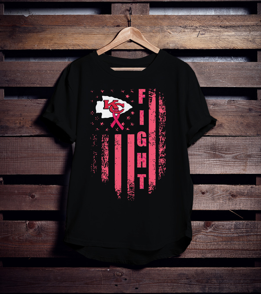 Kansas City Chiefs Breast Cancer Awareness Fight Edition T-Shirt