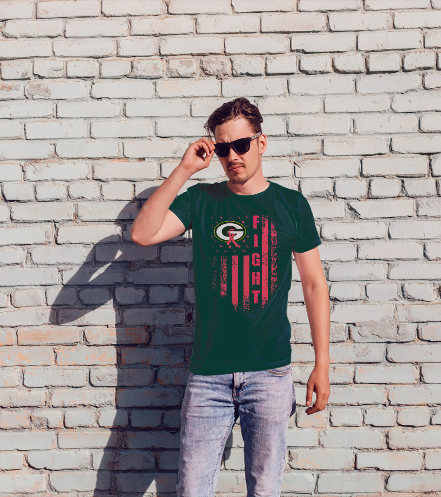 Green Bay Packers Fight Breast Cancer T-Shirt
