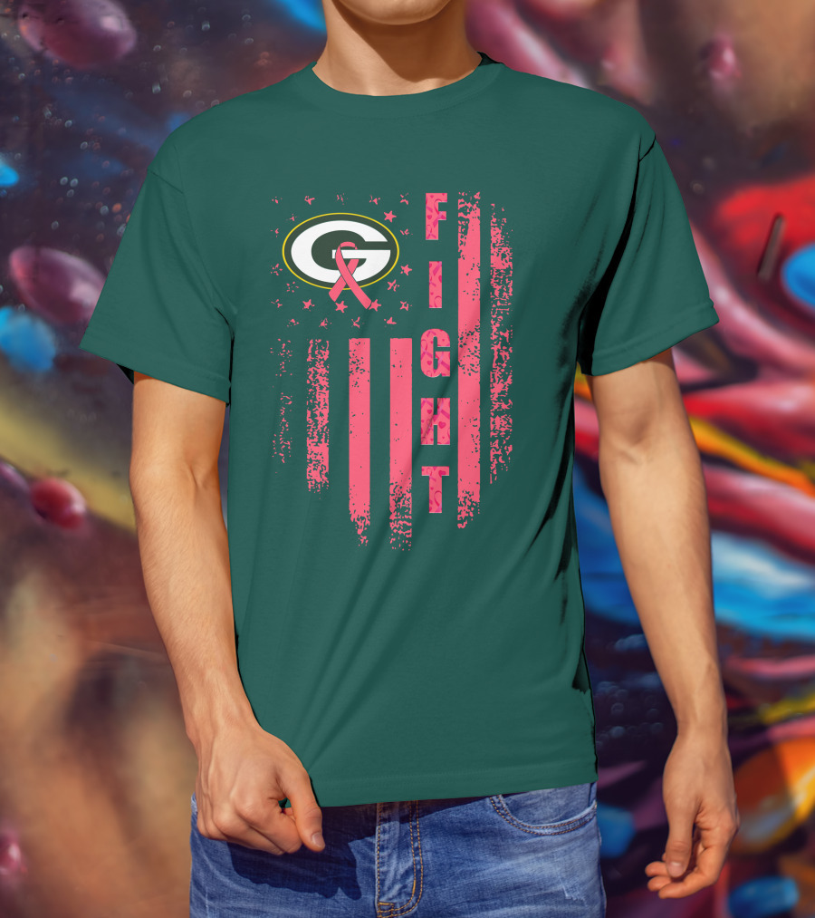 Green Bay Packers Fight Breast Cancer T-Shirt