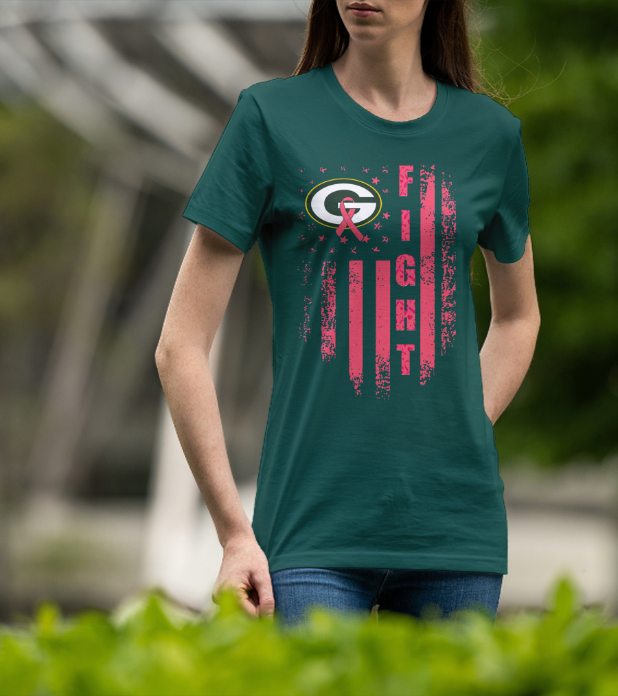 Green Bay Packers Fight Breast Cancer T-Shirt