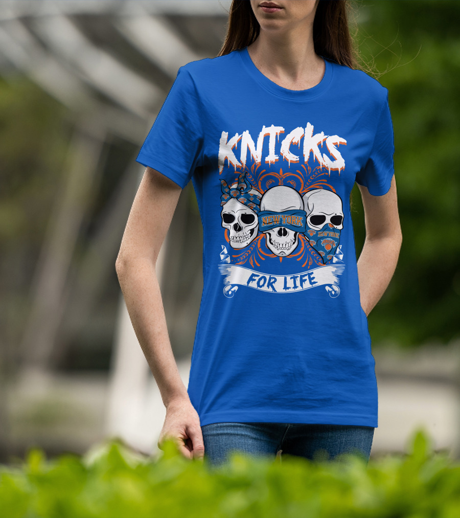 Knicks New York For Life T-Shirt