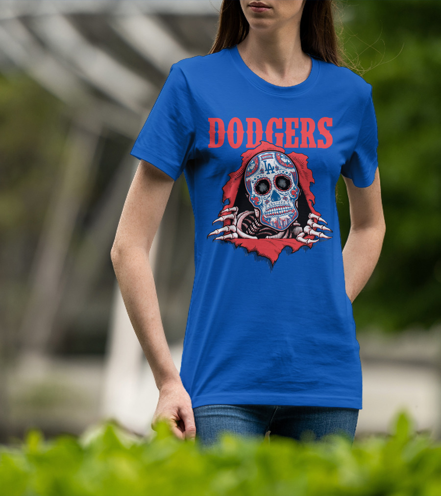 Dodgers La Sugar Skull T-Shirt