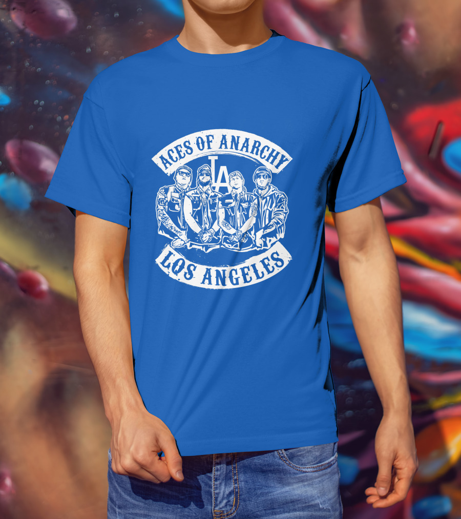 Aces Of Anarchy Los Angeles Dodgers T-Shirt