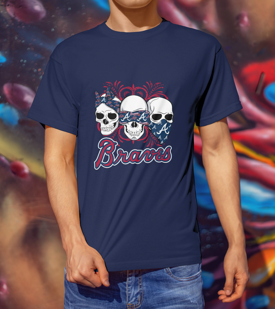 Braves Skull Bandana T-Shirt