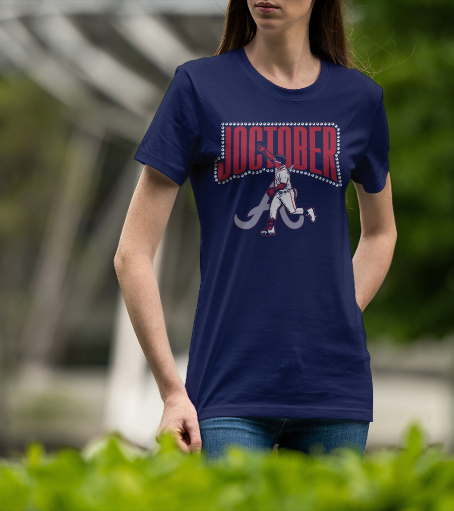 Joc Pederson Joctober Braves Baseball Celebration T-Shirt