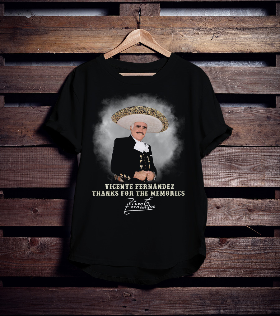 Vicente Fernández Thanks For The Memories T-Shirt