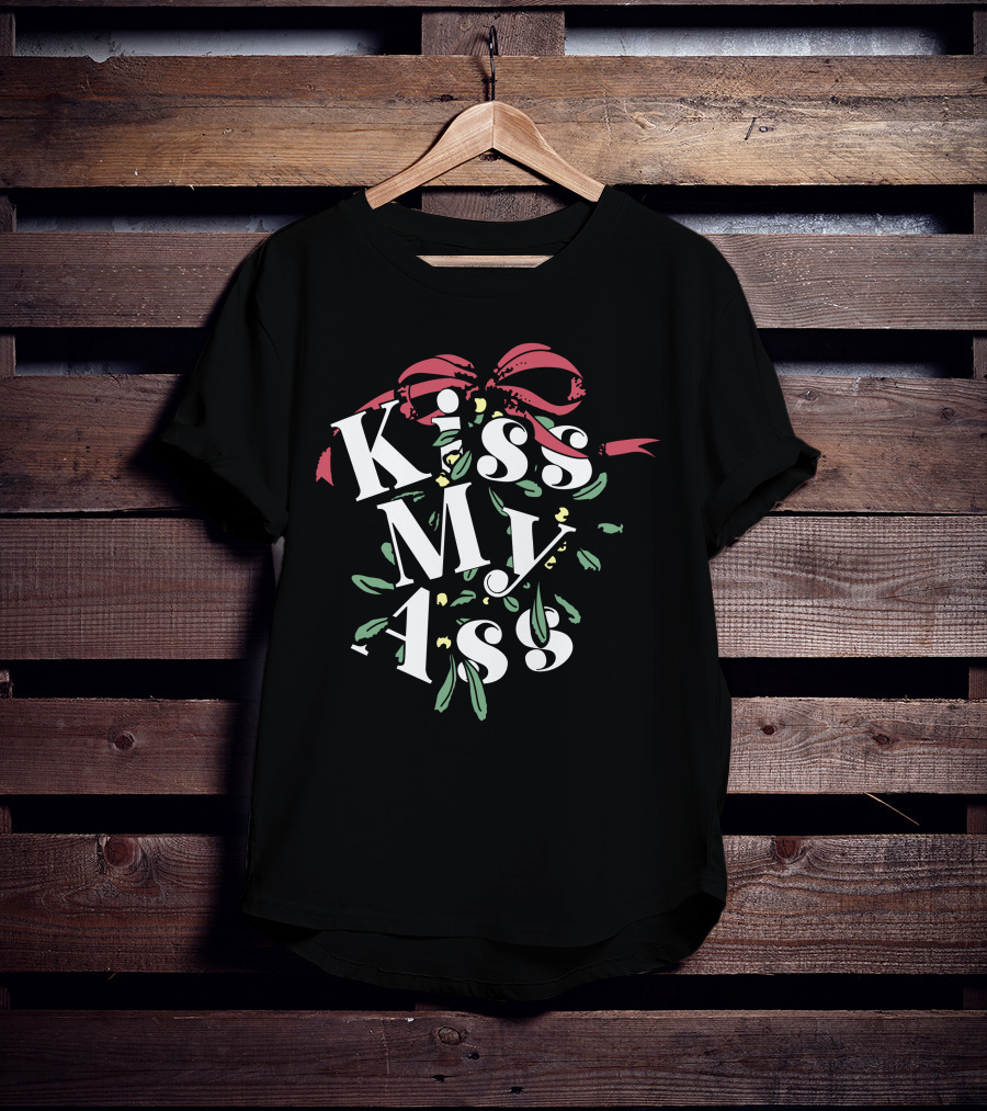 Kiss My Ass Cody Ko Merch Mistletoe Bow T-Shirt