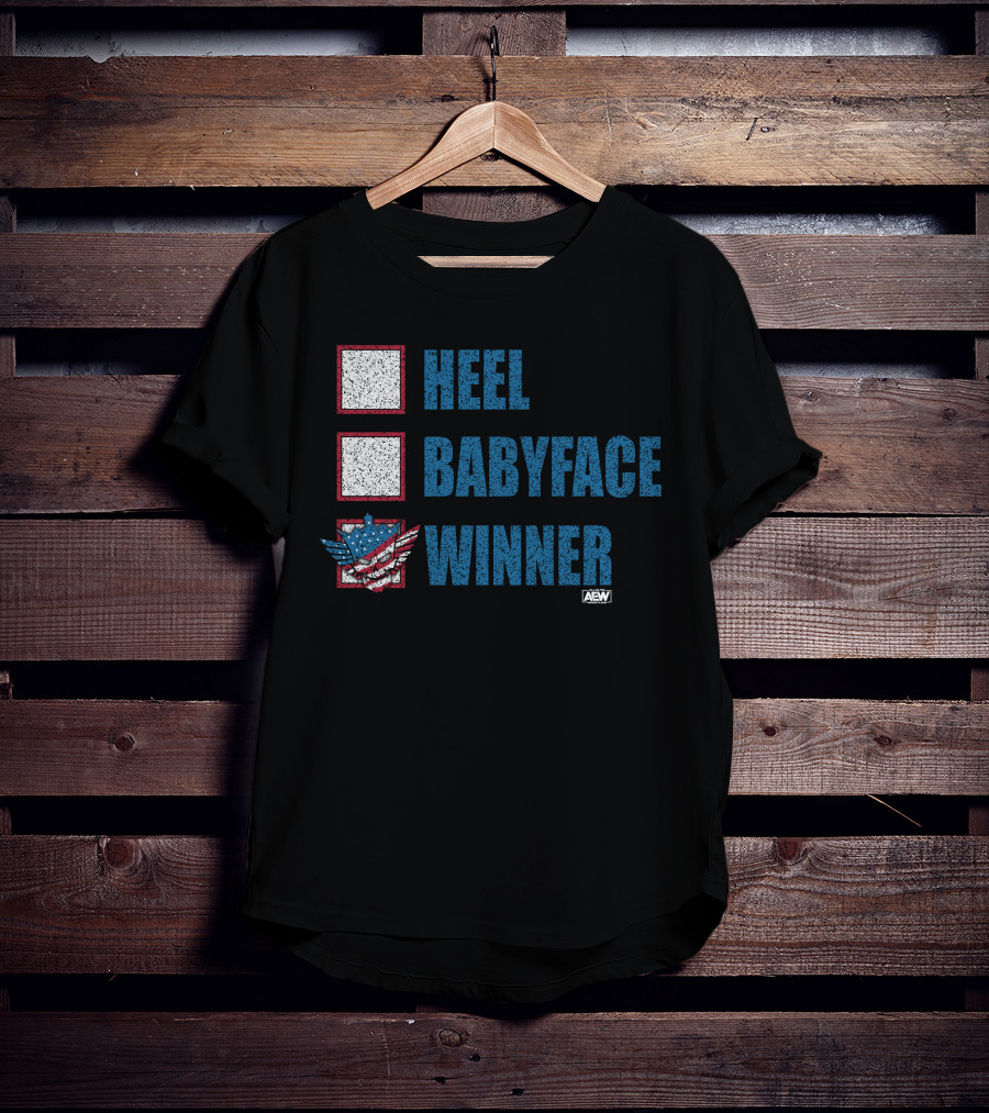Cody Rhodes AEW Heel Babyface Winner T-Shirt