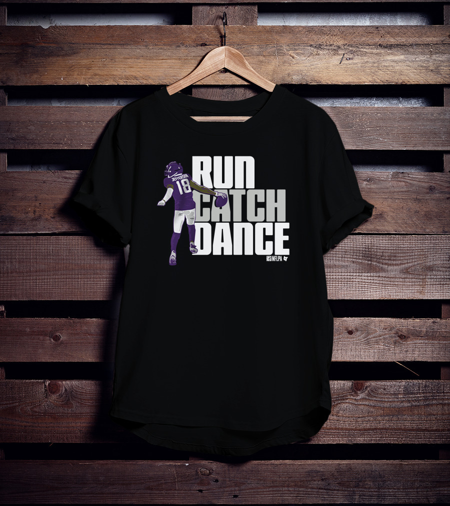 Justin Jefferson NFLPA Run Catch Dance T-Shirt