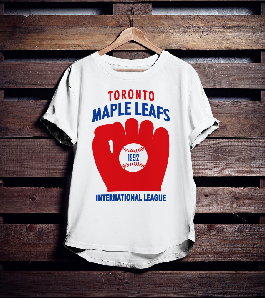 Toronto Maple Leafs 1952 International League Baseball Glove T-Shirt