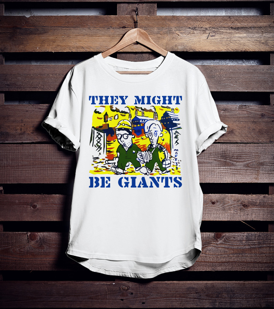 They Might Be Giants Comic Duo Factory Scene T-Shirt
