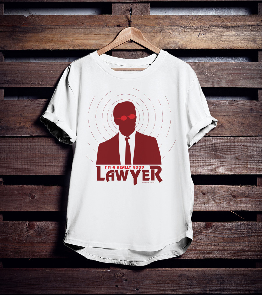 I'm A Really Good Lawyer Silhouette Red Sunglasses T-Shirt