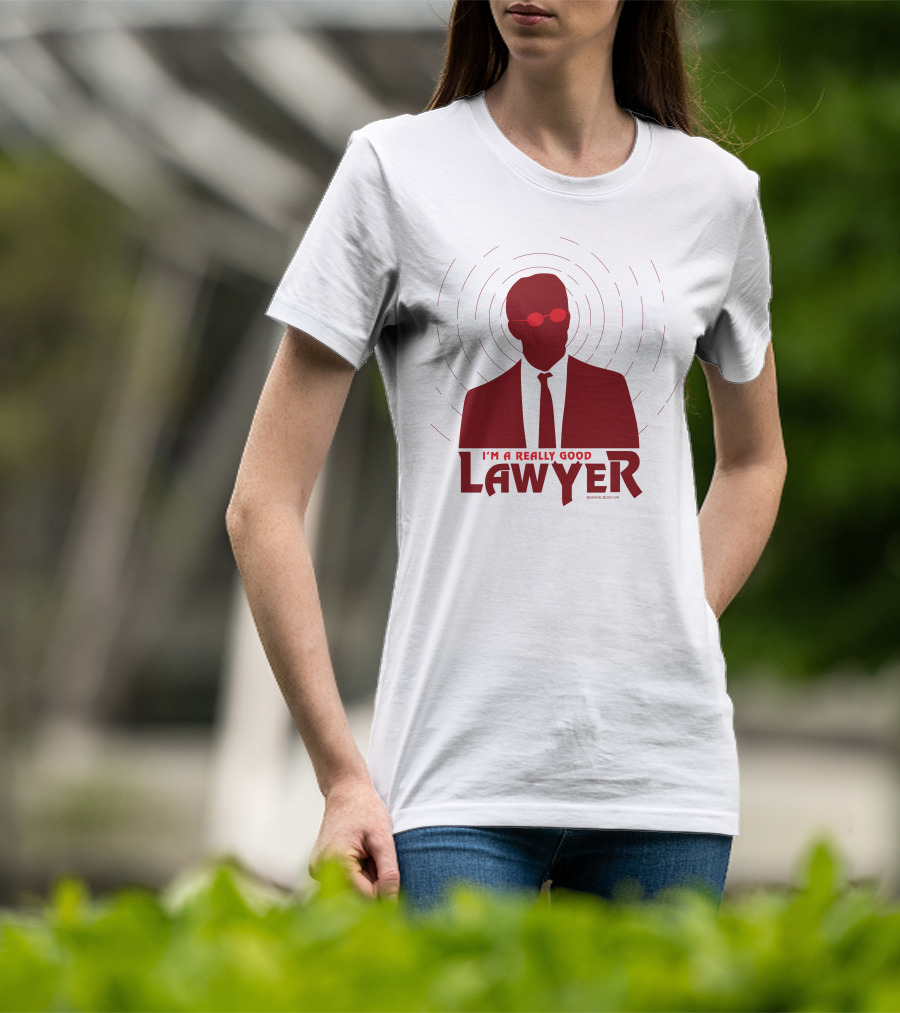 I'm A Really Good Lawyer Silhouette Red Sunglasses T-Shirt