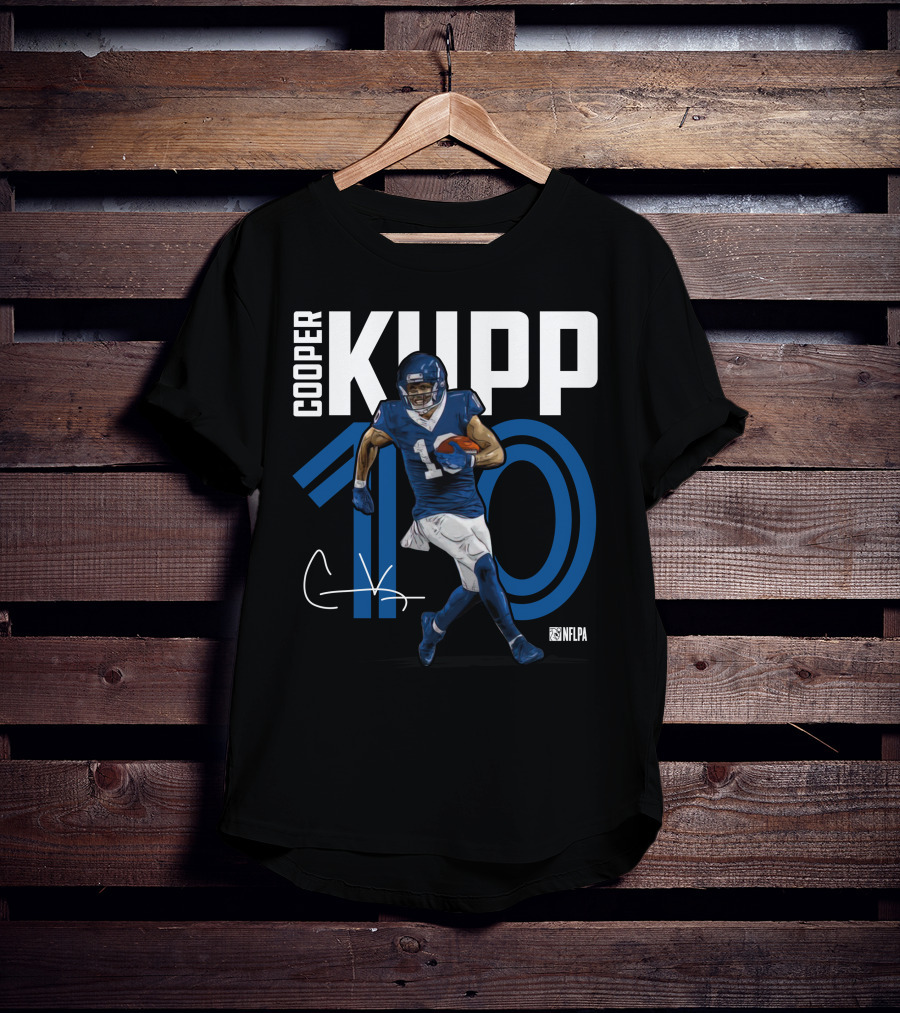 COOPER KUPP 10 NFLPA Football Player T-Shirt