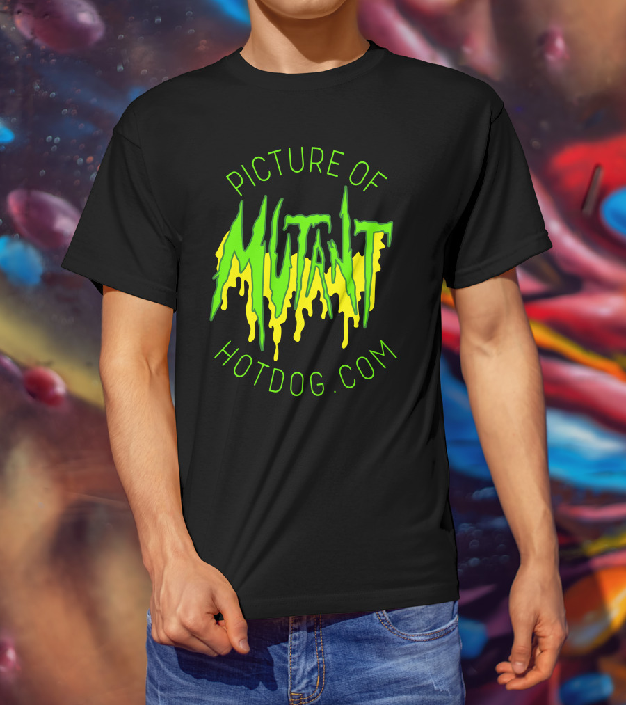 Picture Of Mutant Hotdog.com T-Shirt