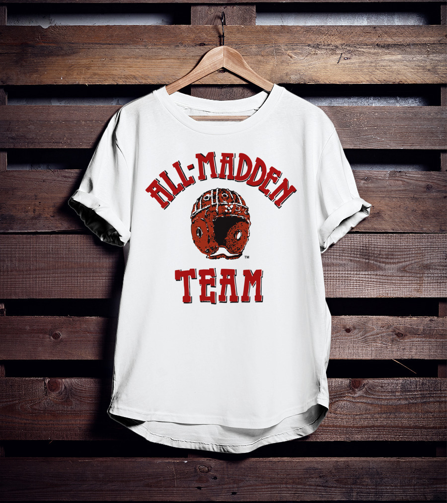 All Madden Team 1992 Old School Football Video T-Shirt