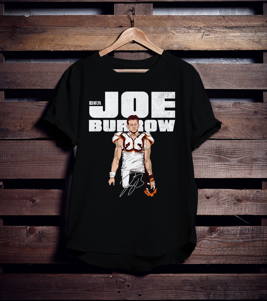NFLPA Joe Burrow Football Player Youth T-Shirt