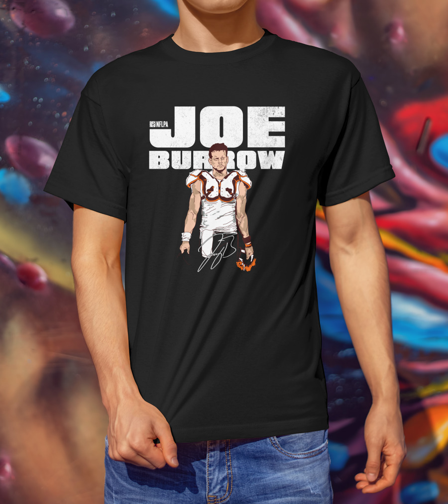 NFLPA Joe Burrow Football Player Youth T-Shirt