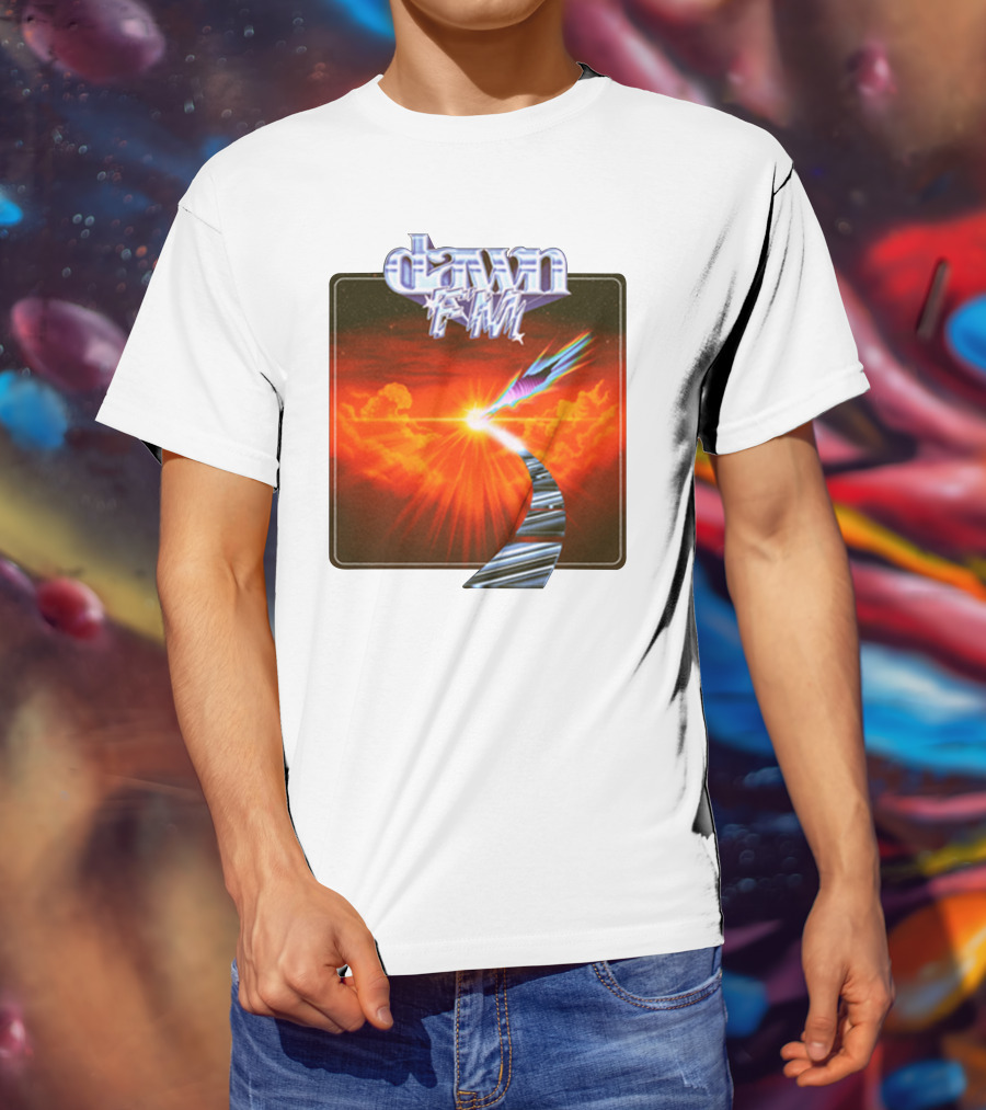 Dawn FM Album Cover Retro Sunset Pathway T-Shirt