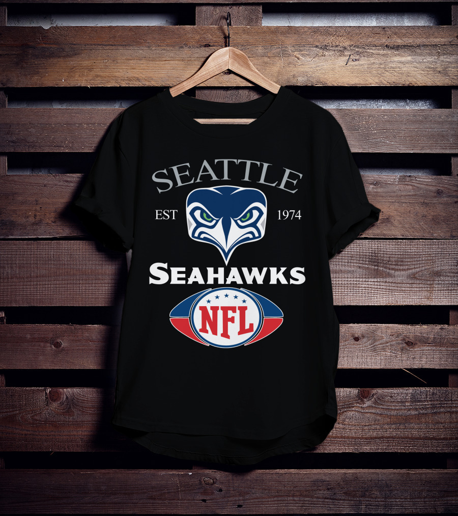 Seattle Seahawks 14 Est 1974 Nfl T-Shirt
