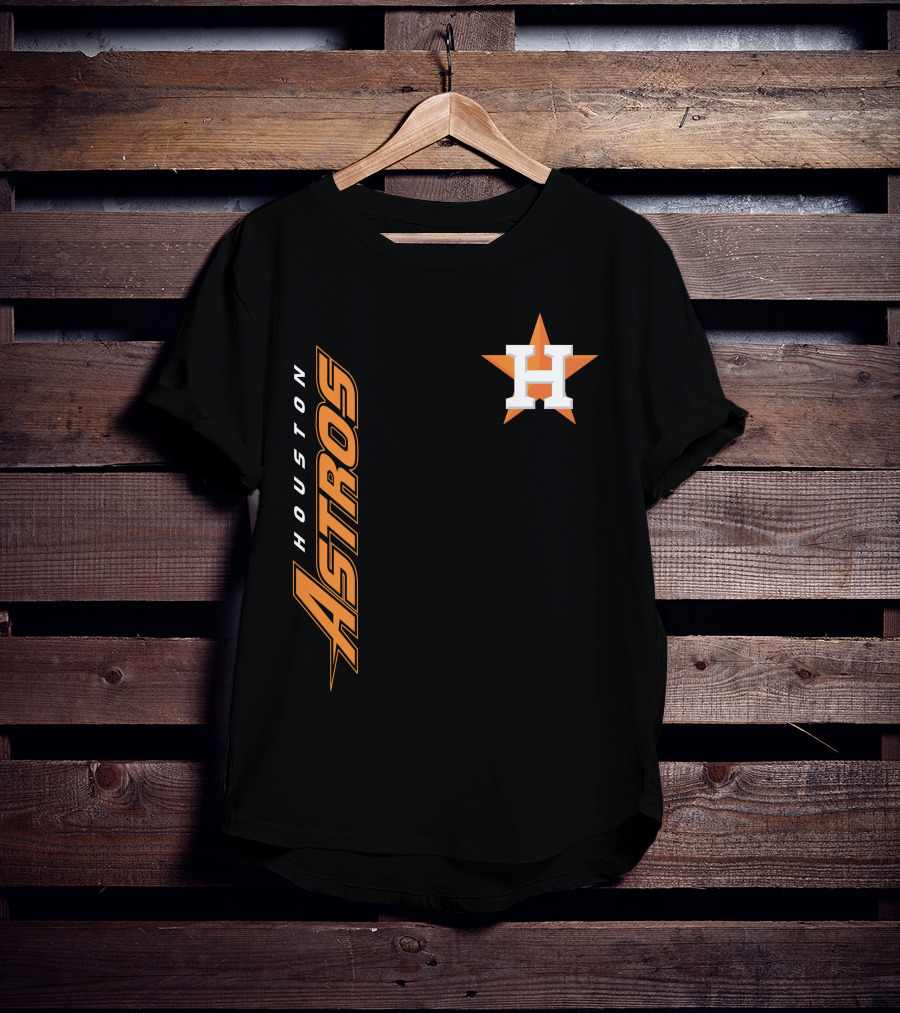 Houston Astros Mlb Team Logo H Star T-Shirt