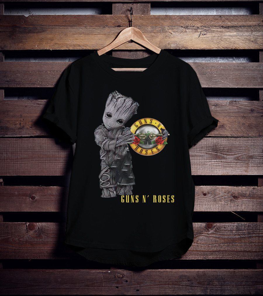Guns N' Roses Groot Mashup T-Shirt