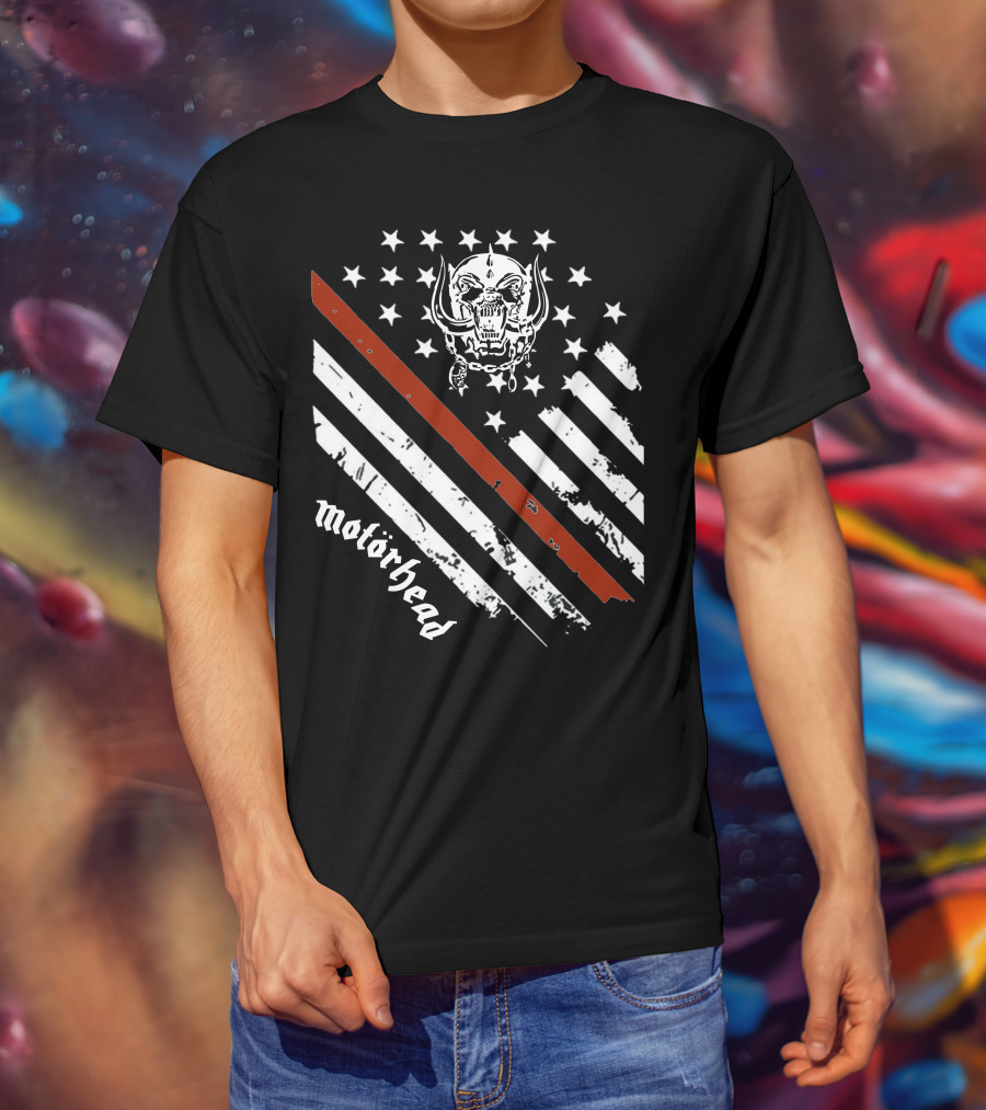 Motorhead Warpig Stars And Stripes T-Shirt