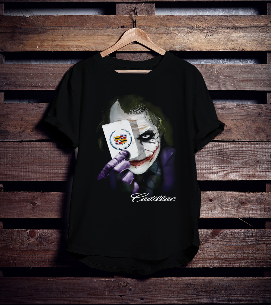 Cadillac Joker Playing Card T-Shirt