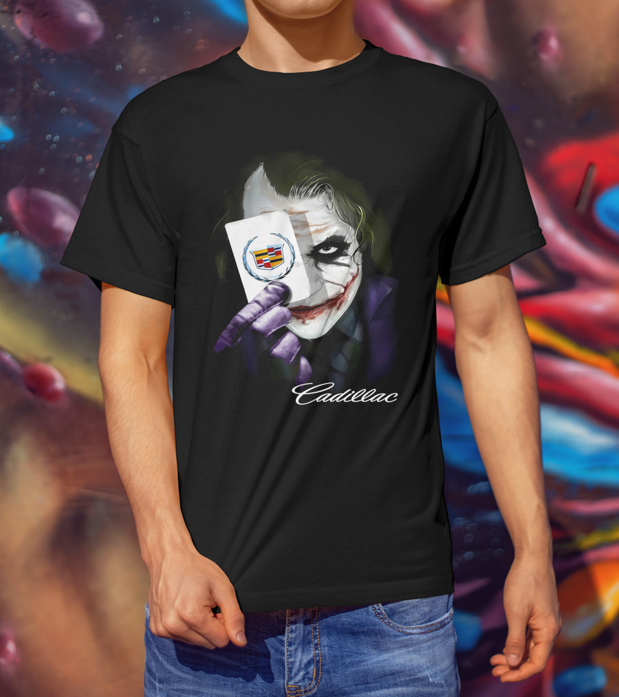 Cadillac Joker Playing Card T-Shirt