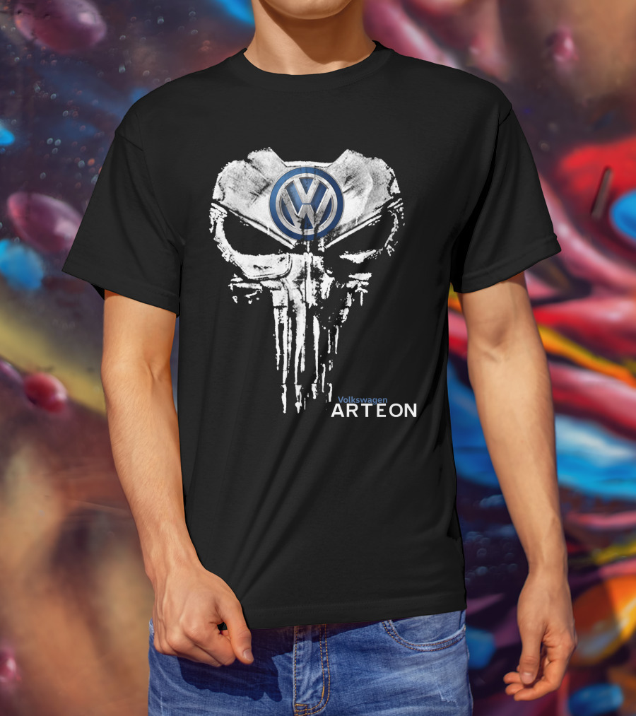 Volkswagen Arteon Skull Logo Fusion T-Shirt