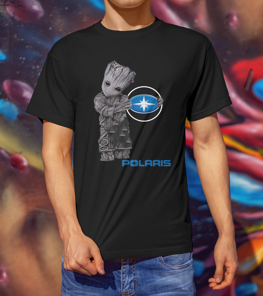 Polaris Cute Character Holding T-Shirt