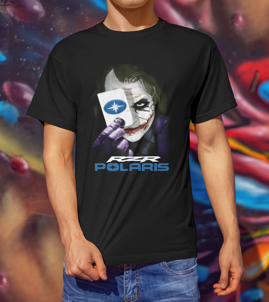Rzr Joker Polaris Playing Card T-Shirt
