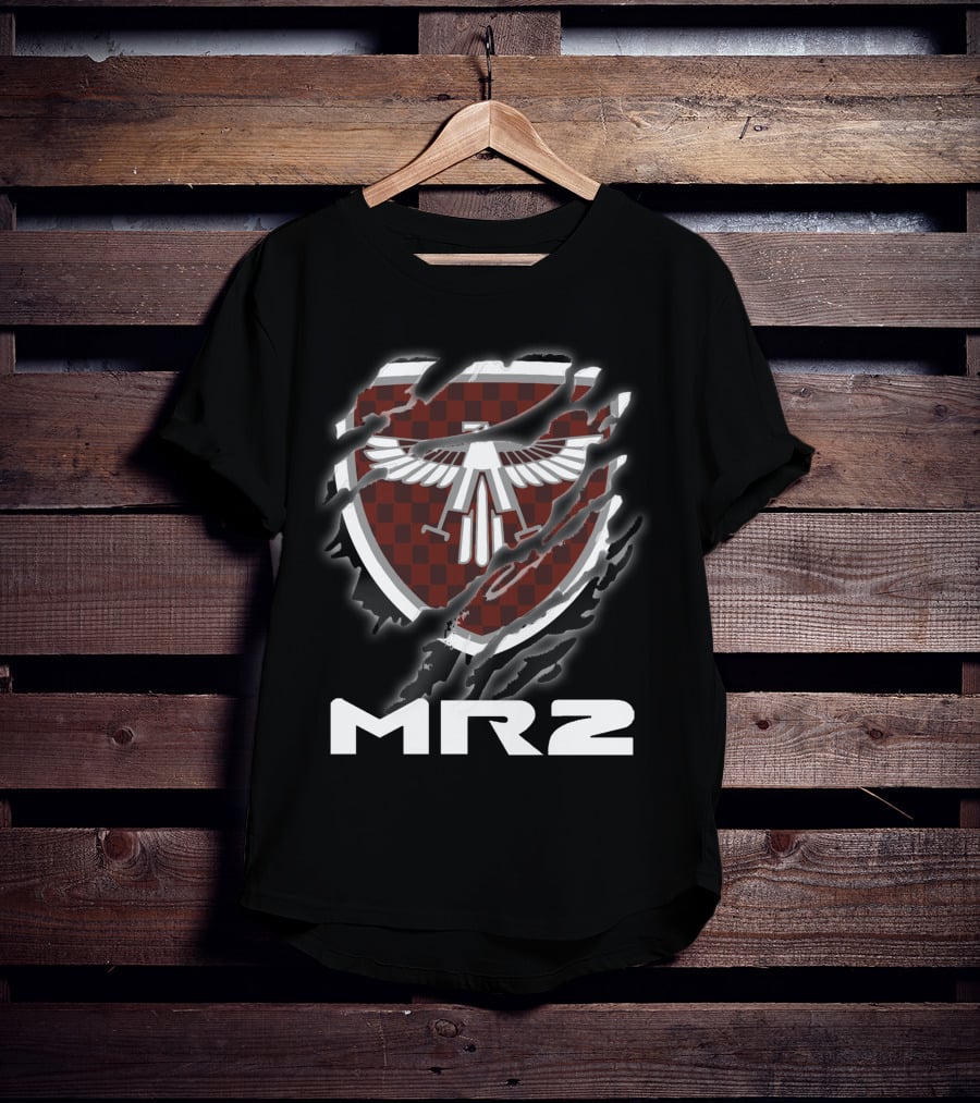 Toyota Mr2 Checker Shield Eagle Rip T-Shirt
