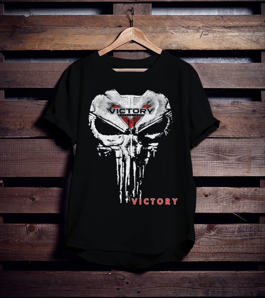 Victory Motorcycles Skull Logo Victory T-Shirt