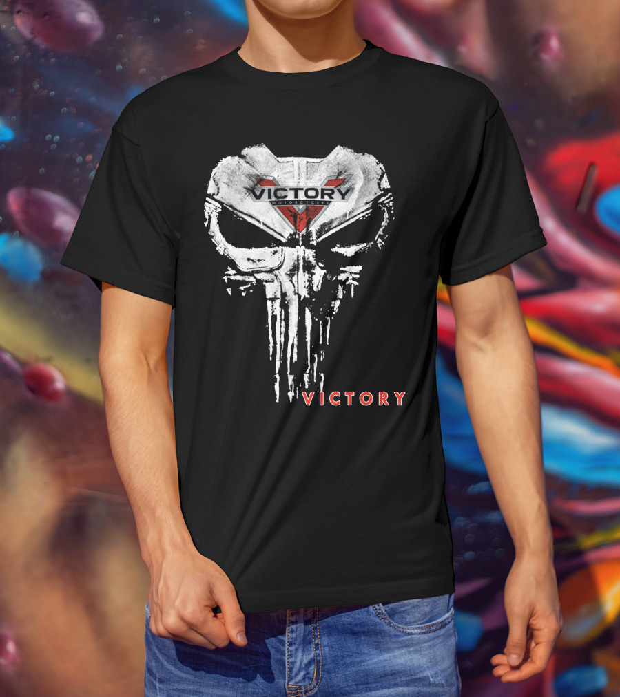 Victory Motorcycles Skull Logo Victory T-Shirt