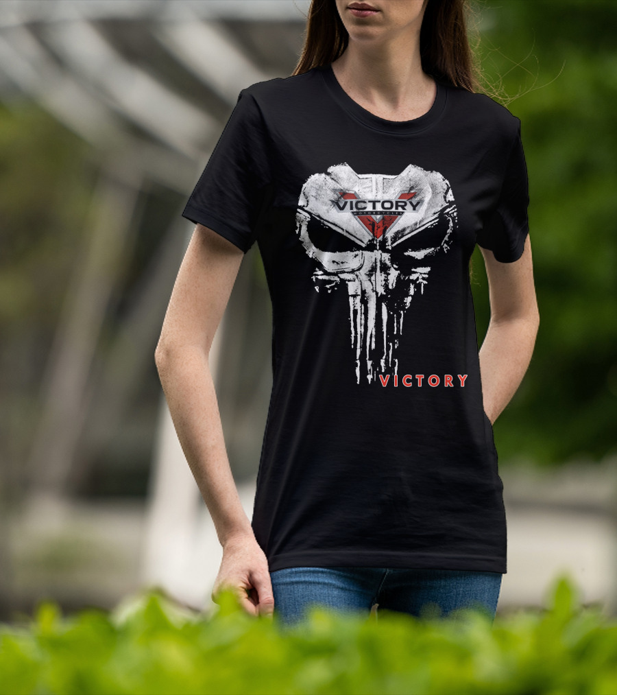 Victory Motorcycles Skull Logo Victory T-Shirt
