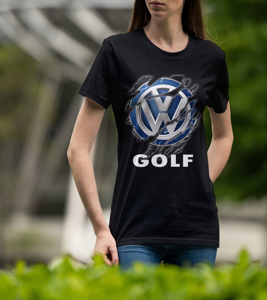 Volkswagen Golf Logo With Claw Marks T-Shirt